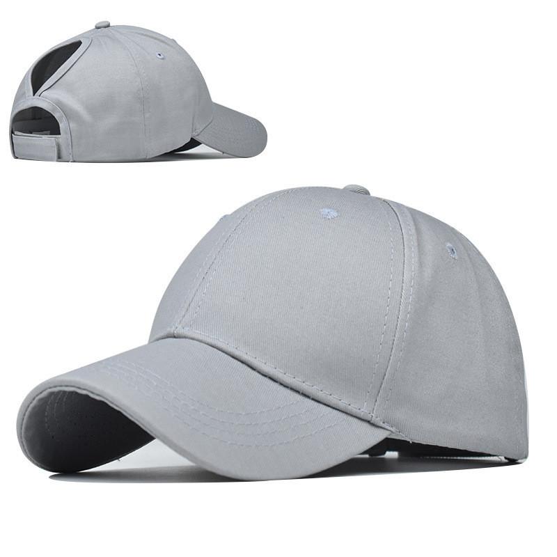 Rear Opening Cap Ponytail Cap Made Simple Pure Cotton Baseball Cap