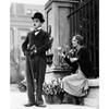 Černobílý komediální mistr Charlie Chaplin a Chlapec Filmové plakáty Plátno Tištěný obraz Nástěnné umění Obrázky Pokoj Domácí dekorace