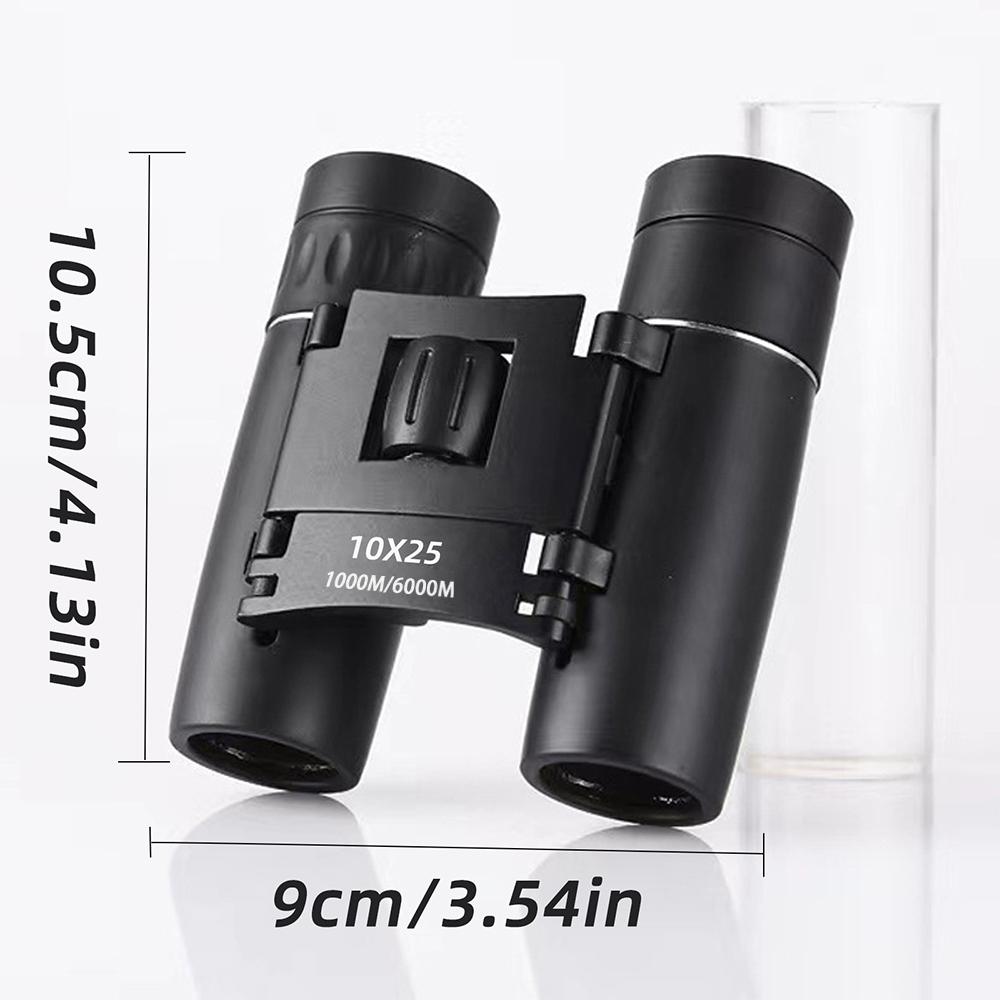 10X25 Small Binoculars with Clear Vision, Pocket Binoculars Compact for Adults Theater Concert Opera Travel Bird Watching