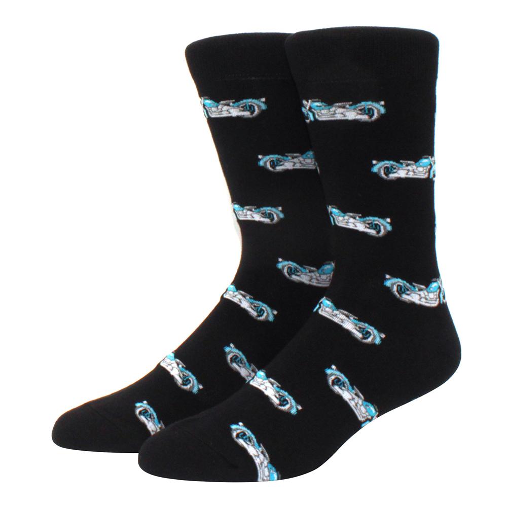 High Quality Fashion casual men's socks cartoon food car series fun women's socks