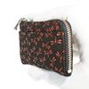 Indenya Inden Coin Purse F Coin Purse 05 Deerskin Black X Red Lacquer Dragonfly Pattern 1005-21-008