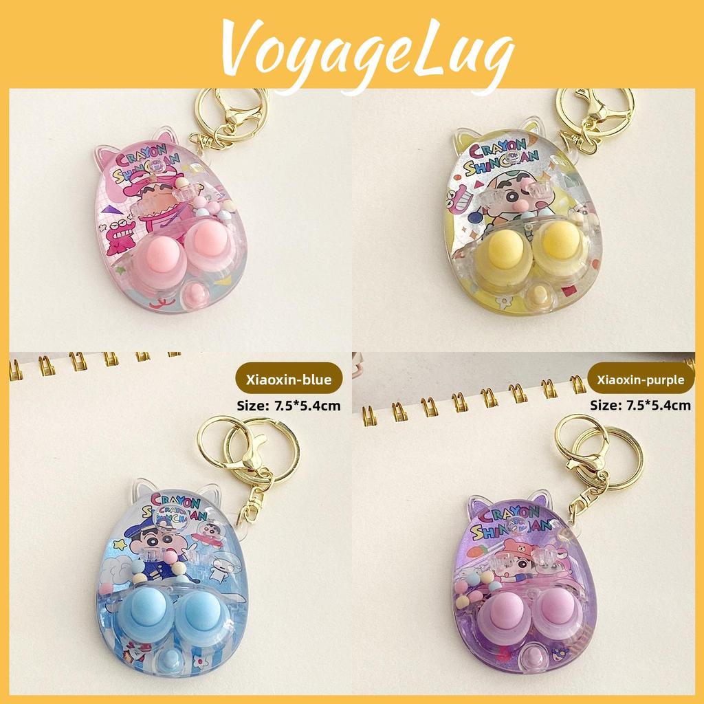 Crayon Shin Chan Theme Print Water Ring Toss Game Toy Plastic Recreation For Kids