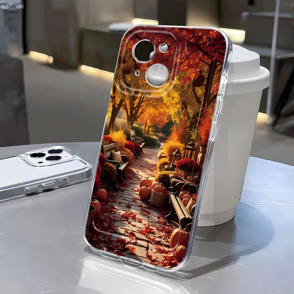 

Oil painting castle For iPhone 16 15 11 12 Pro Max XR X XS 7 8 Plus Case For iPhone 14 13 Pro 16E iphone 15 ProMax