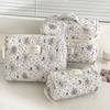 Cartoon Bear Women's Cosmetic Bags Travel Portable Female Makeup Case Clutch Purse Large Capacity Quilted Toiletries Storage Bag