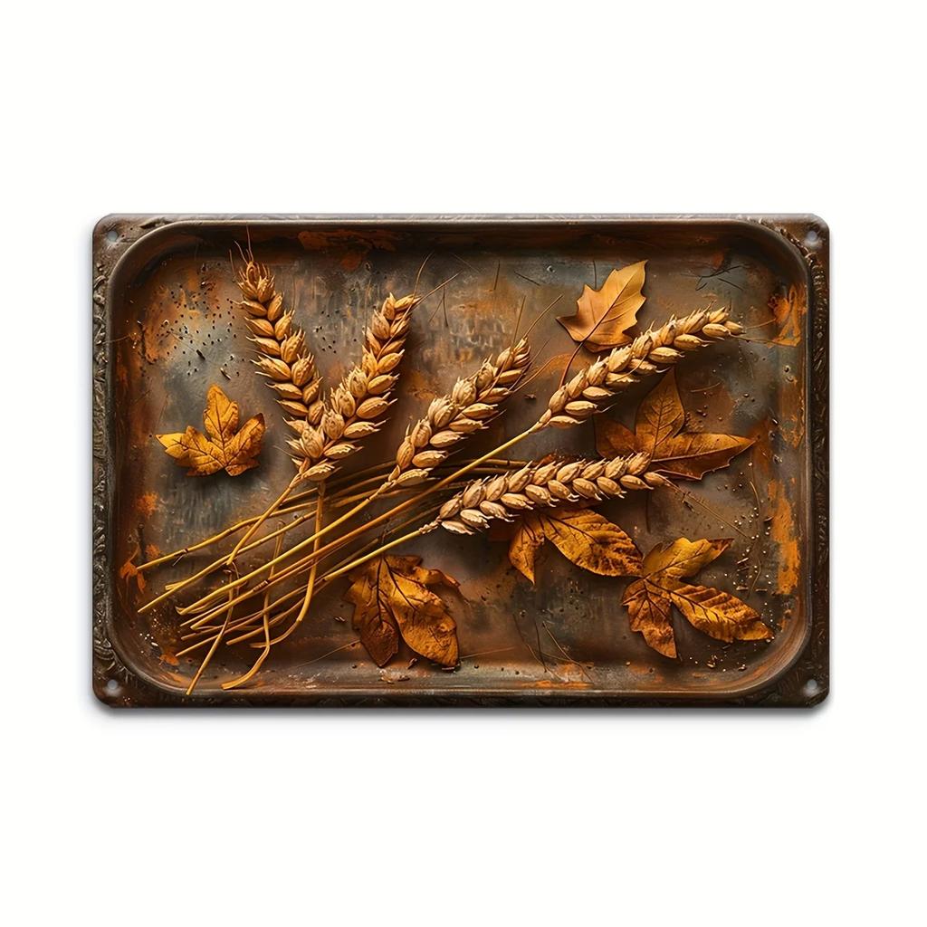 Vintage  Vegetables and Fruits Metal Tin Sign Plaque Decorative Plates for Farm Club Man Cave Bar Home Hotel Cafe Wall Decor