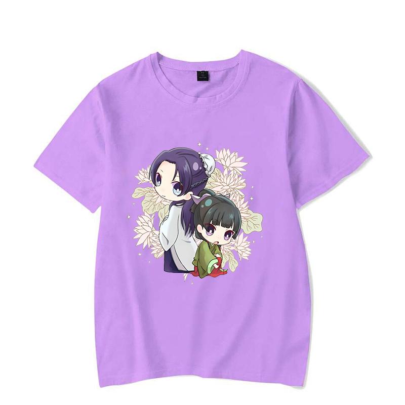 New Fashion Anime The Apothecary Diaries Printed T-shirts Men Women Summer Casual Short Sleeved T-shirts Round Neck Tops