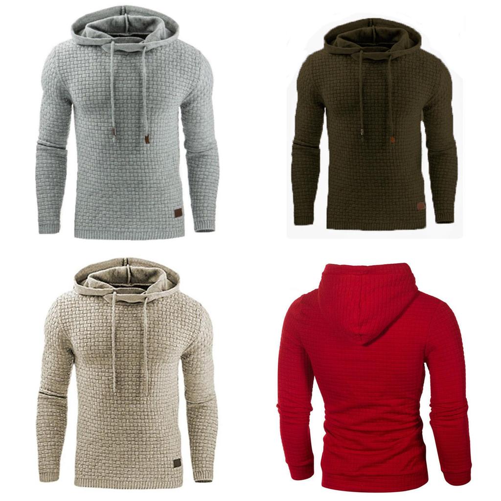 Men's Soft Hooded Pullover Jacket In Fashionable Colors For Stylish Comfort