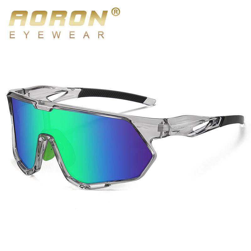 AORON Big Frame Cycling Sunglasses Outdoor Fashion Sport Driving Skiing Glasses for Men Women Photochromic Polarized Sunglasses