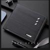 Men's Horizontal PU Leather Wallet - Korean Style Card Holder In-Stock