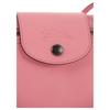 Longchamp Le Pliage Snap Button Zipper Closure Leather Shoulder Crossbody Bag Women Bags Pink 10188987018
