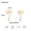 Neues Design Liebes Schlüssel Anhänger Für Schmuckherstellung, Hohe Qualität Messing Metall 14K Gold Beschichtet Charm Für Schmuckherstellung Zubehör