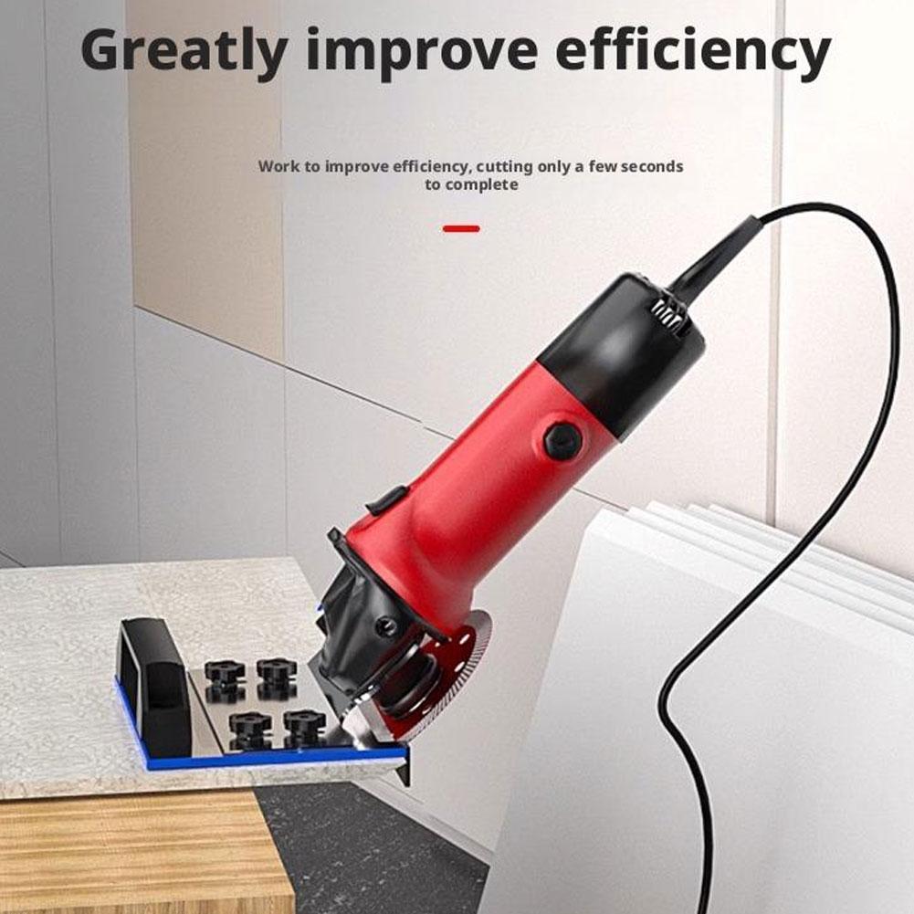 Angle Grinder Stand for Tile 45 Degree Chamfer Cutting Tool for Ceramic Stone Tile Edge Beveling and Finishing Perfect for DIY