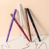 Waterproof Black Brown Eyeliner Pencils Smudge-Proof Long Lasting Easy To Wear Eye Liner Gel Matte Quick Drying Eyeliner Pen