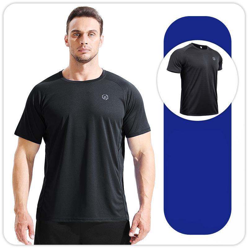 T-shirts de course pour hommes T-shirt de sport Hauts de fitness Vêtements de sport à séchage rapide Veste d'entraînement Vêtements de gym Maillots M L XL XXL 3XL 4XL