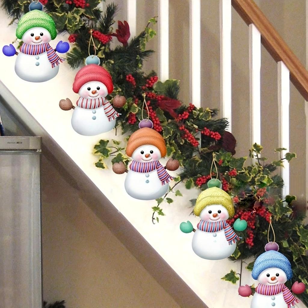 Christmas Snowman Decorations Pendants Christmas Tree Decorations Christmas Gifts Holiday Party, Festive Ornaments, Holiday Decorations
