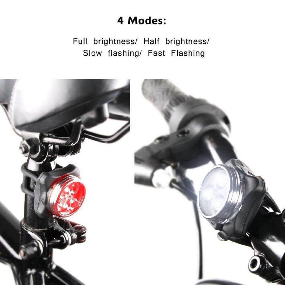 Rechargeable Bike Light Set LED Bicycle Lights IPX4 Waterproof Front Rear Bike Headlight For MTB Road Night Riding 1pc / 2pcs