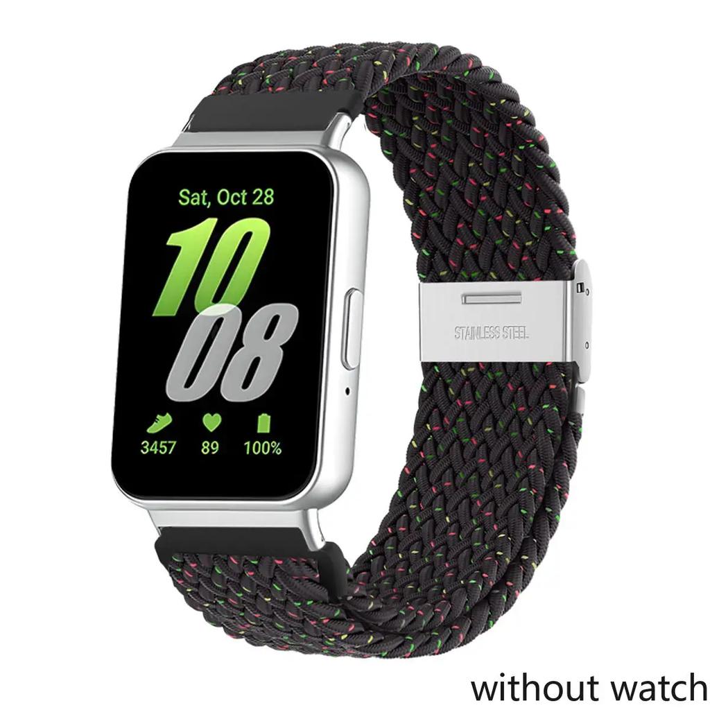 Braided Bands for Samsung Galaxy Fit 3 Sports Strap Adjustable Replacement Correa Nylon Bracelet for Samsung Galaxy Fit3 Band
