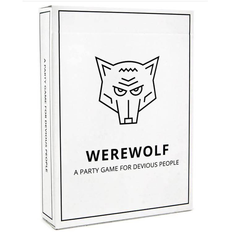 English Edition: Devious White Wolf | Dawn Wolf Card Game - Classic Werewolf Puzzle Series