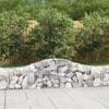 Day and Night - Day and Night Galvanized Iron Arc-shaped Gabion Basket 200x30x40/60 Cm