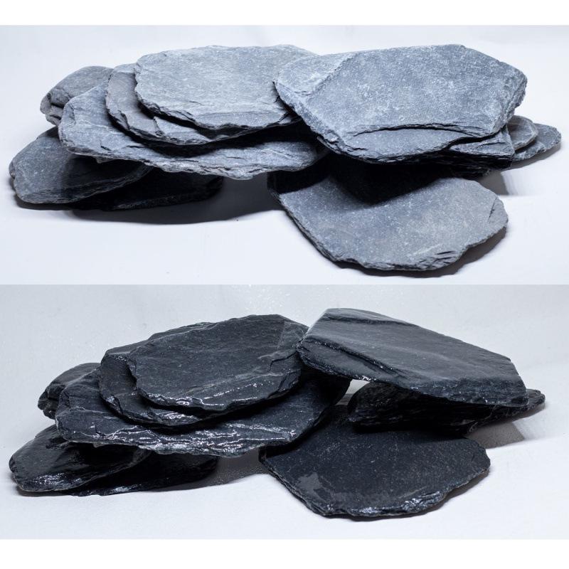 Naturschiefer Bachstein: Aquariumgestaltung & Schildkröten-Sonnenplattform