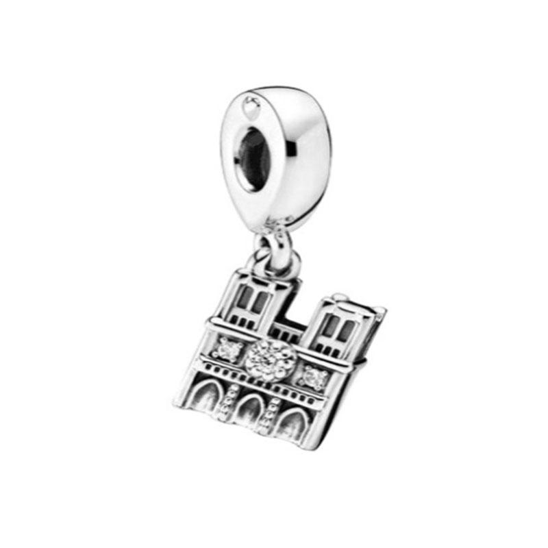 Copper Travel Airplane Passport Charms Beads Pendants Fit Original Bracelet Diy Beads For Women Jewelry Gift