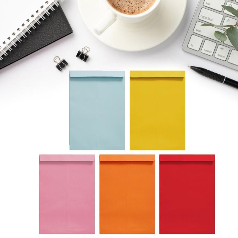 50Pcs Sealing Envelopes 12.7x9Inch Mailing Envelope File Organiser Bag Stationery Supplies for Business Packaging