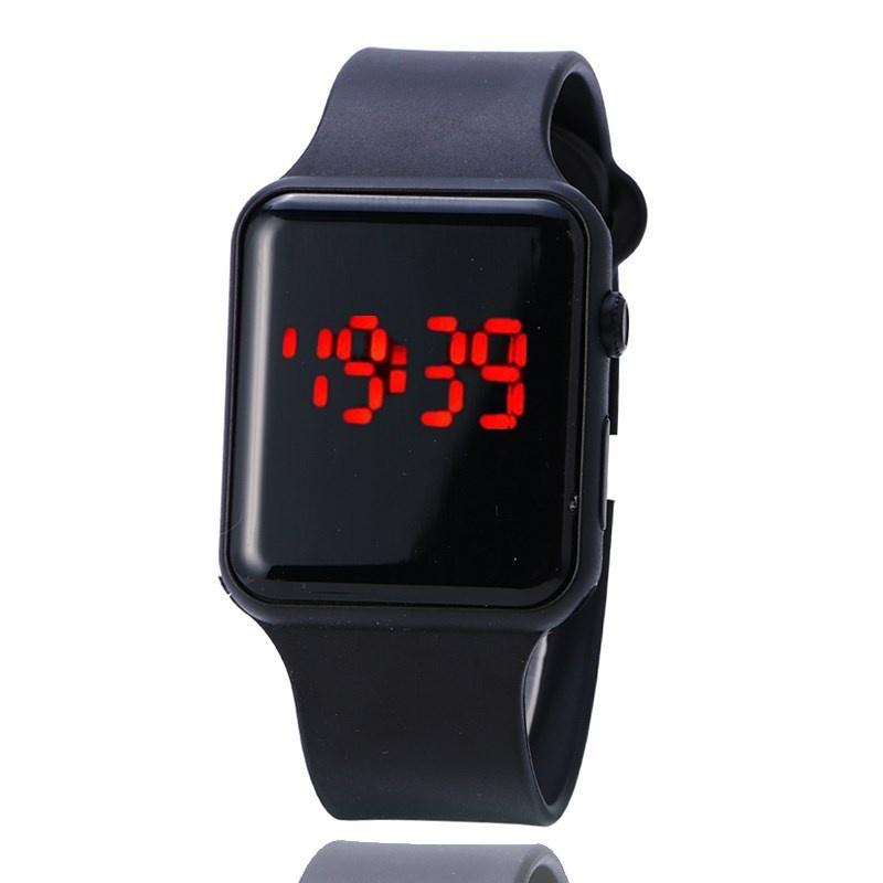 Durable Watch Sports With Stainless Steel Clasp Pu Case And Silicone Strap