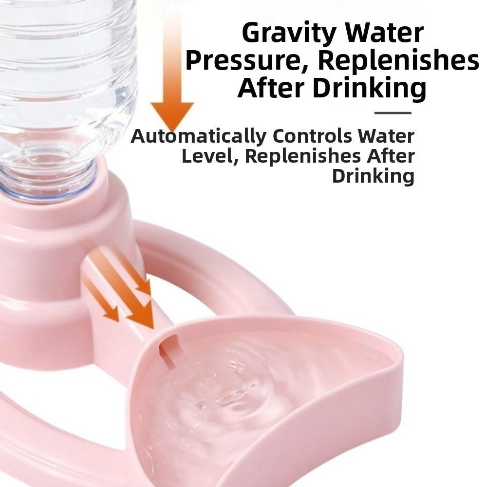 Silent Gravity Cat Automatic Water Dispenser Stable Base Pet Water Bowl For Cats Small Dog