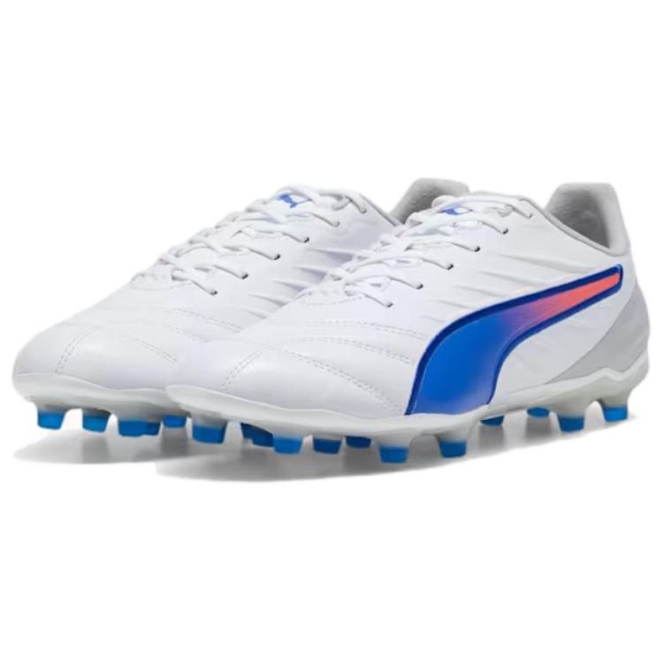 New PUMA King Pro Anti Slip Wear Resistant Soccer Shoes Unisex White 107862-02