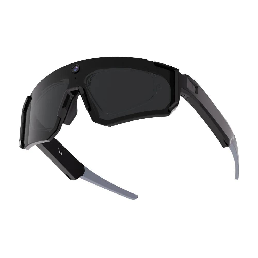 New 4K Polarized Sunglasses AI Smart HD 800W Camera Bluetooth Call Music Playback Translation Cycling Anti Glare Driving UV400 IP54 Waterproof Goggles чёрный