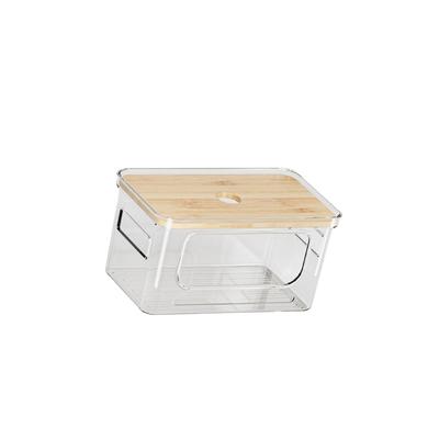Modern Clear Plastic Storage Box For Household Waste Bags And Small Items