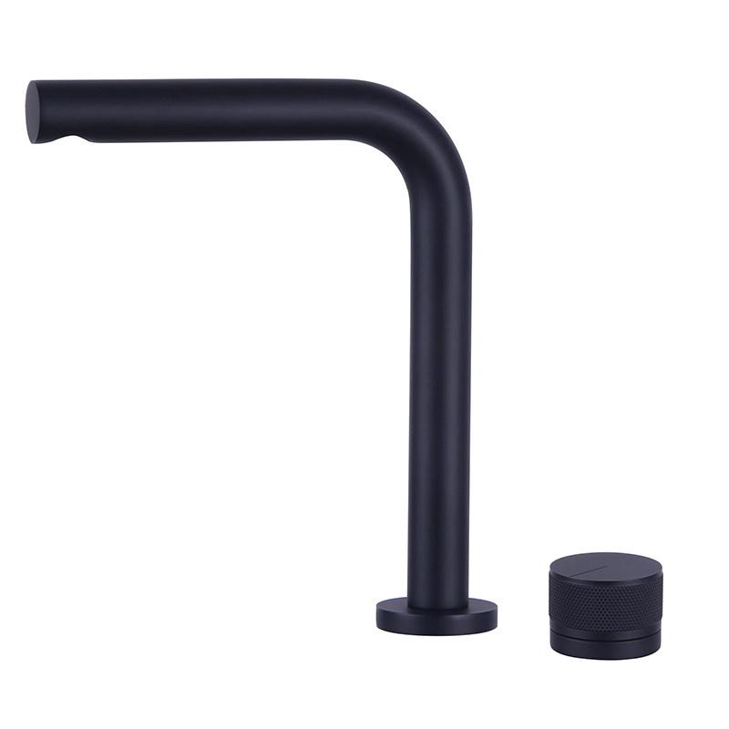 Separate bathroom faucet, basin height and width basin faucet mixer tap single handle rotary control cold and hot basin faucet