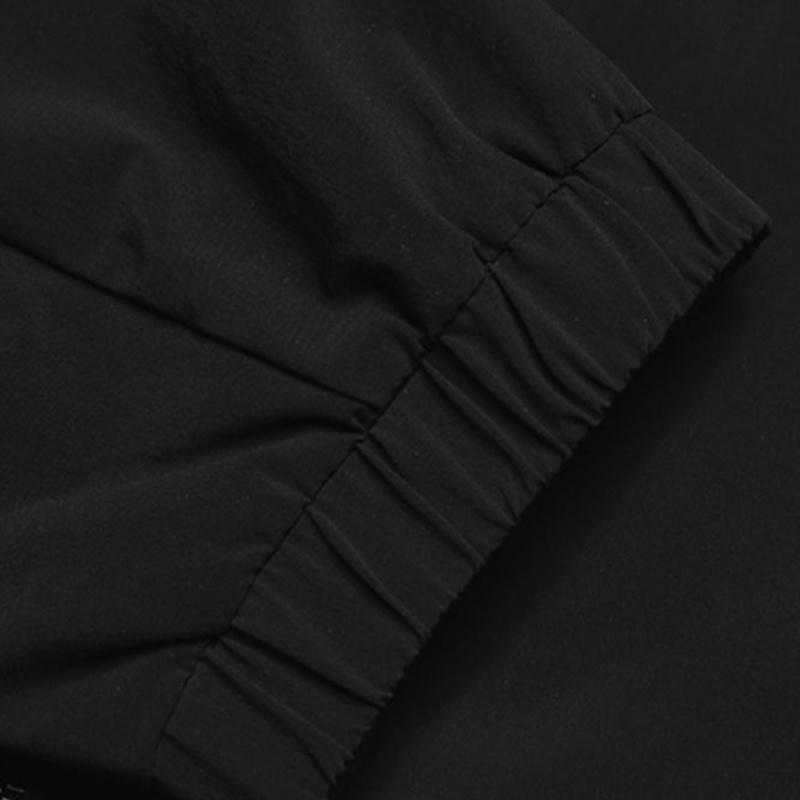Fila Settanta SS25 Fashion Versatile Simple Polo Jacket Women Jacket Black F11W527702F-BK