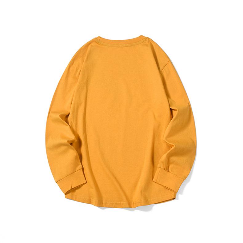 Topuri cu mânecă lungă, de culoare uni, stil coreean, pentru băieți, pentru primăvară și toamnă