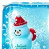 Hand Therapy Squeeze Balls Christmas Clear Cube Toy, Santa Claus Stress for Relief Toy Anxiety Reduction, Relaxation Ball Sensory Xmas Gift Calming