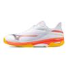 Mizuno Wave Exceed Court Fashion Shock Absorbing Odolné Protišmykové Nízkoprofilové Tenisky Unisex Tenisky Biela Oranžová 61GA251860