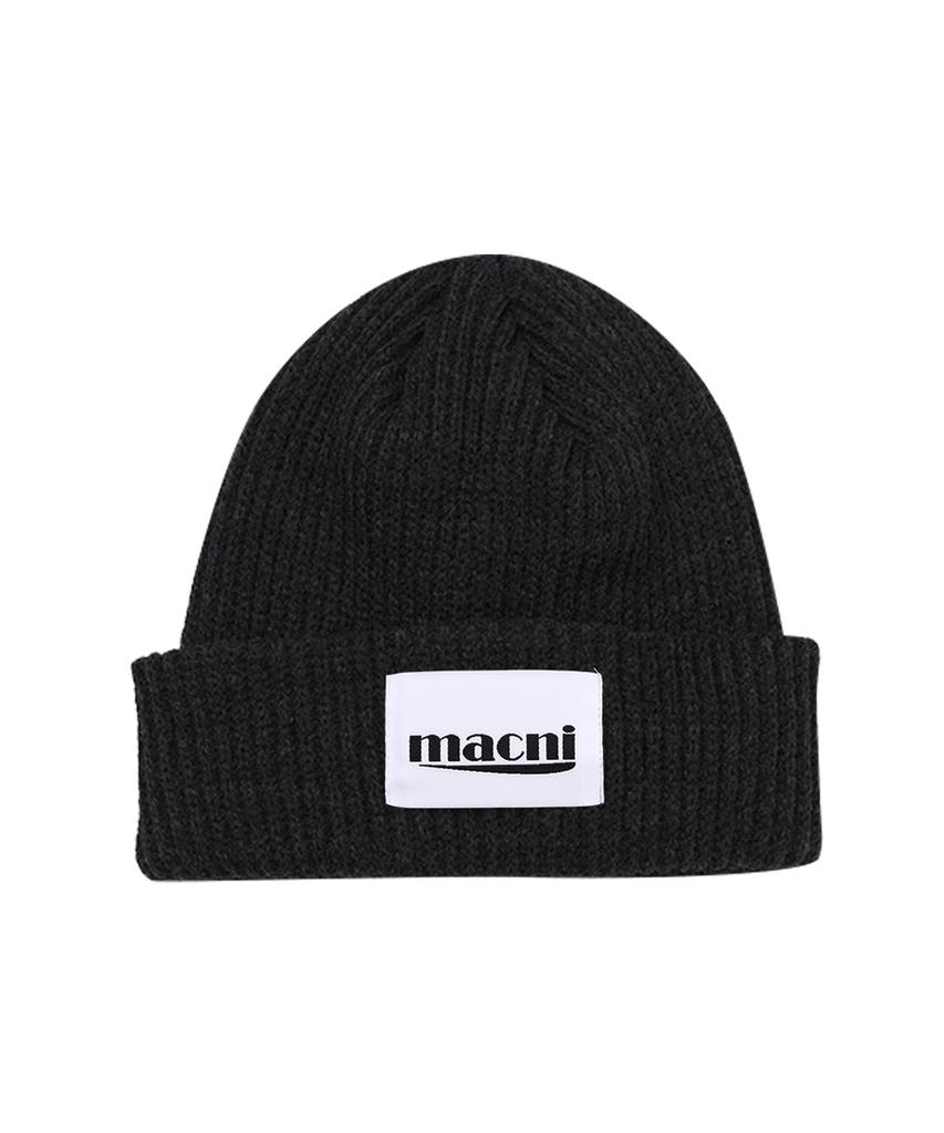 Makeuni Heavy Knit Beanie_Charcoal