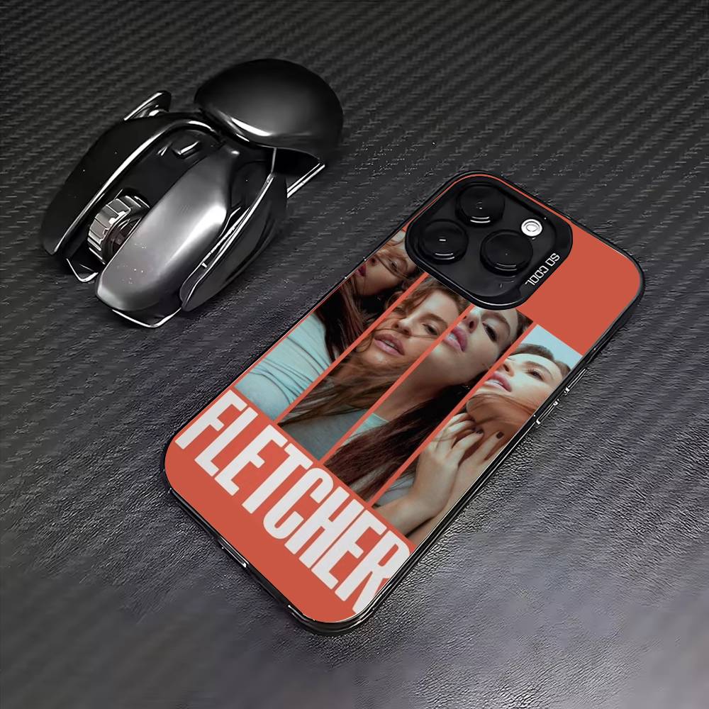 Singer C-Cari Fletcher  Phone Case For iPhone17,16,15,14,13,12,11 Plus,Pro Max Colored Silver Plated Inside Cover iPhone12PRO