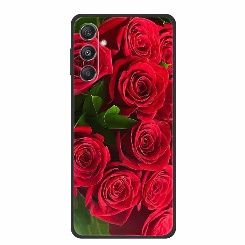 Funda For Samsung A17 Back Cover Case Fashion Black Silicone TPU Soft Phone Case For Samsung Galaxy A17 2025 Case A 17 Coque Bag