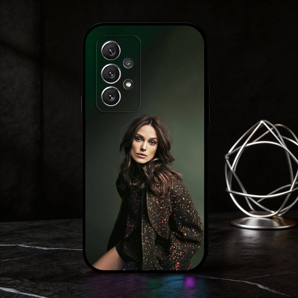 K-Keira Knightley phone Case For Samsung S25,24,21,22,23,30,Ultra,20,Plus,Fe,Lite,Note Soft Black Cover Samsung S225G