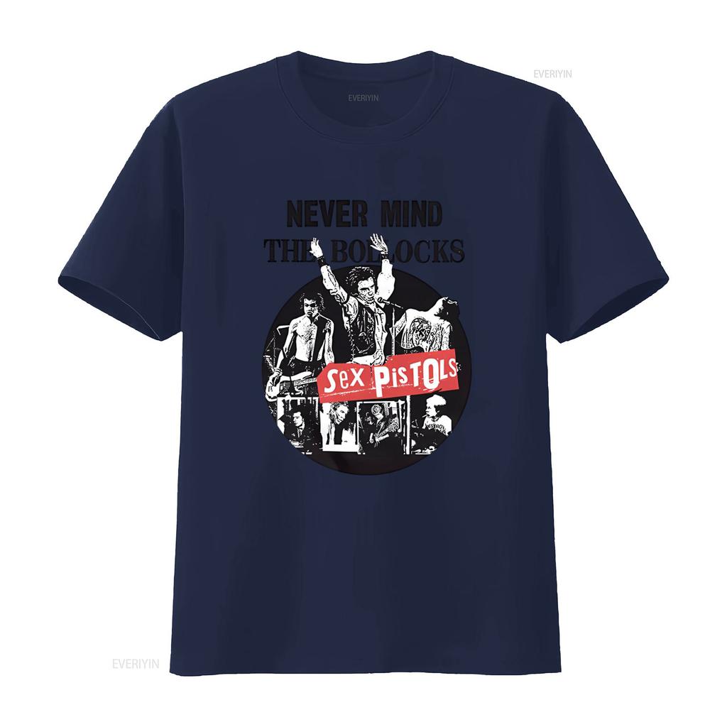 The Sex Pistols Never Mind Bollocks T Shirt Vintage Punk Rock Band Design Mens vintage Washed Unisex graphic Comfortable