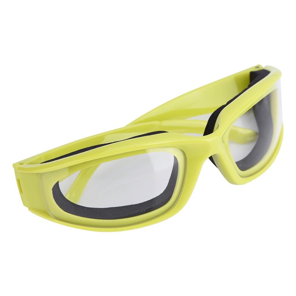Onion Cutting Goggles Protective Glasses Eye Protector Kitchen Gadget Green Sponge Design Compact Size