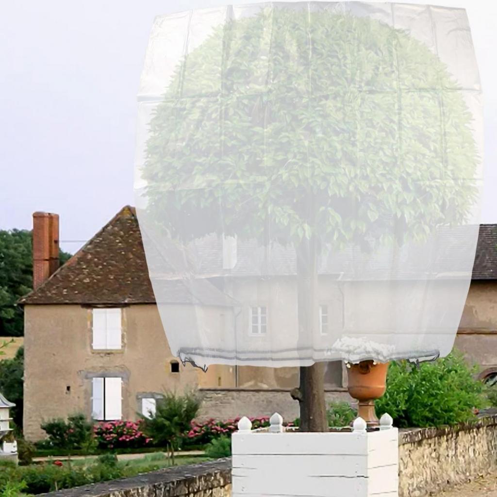 Transparent Plastic Winter Cover for Flower Pots Suitable Sizes 60 200cm