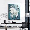5D DIY Diamond Painting Wolves Full Round Diamond Embroidery Painting Home Decor
