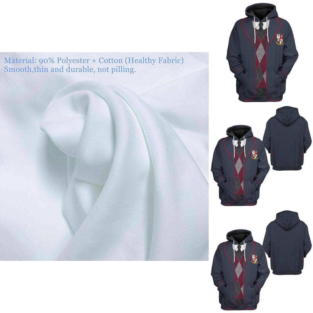 The Umbrella Academy Costume Hooded Jacket Soft And Comfortable Pullover Sweatshirt