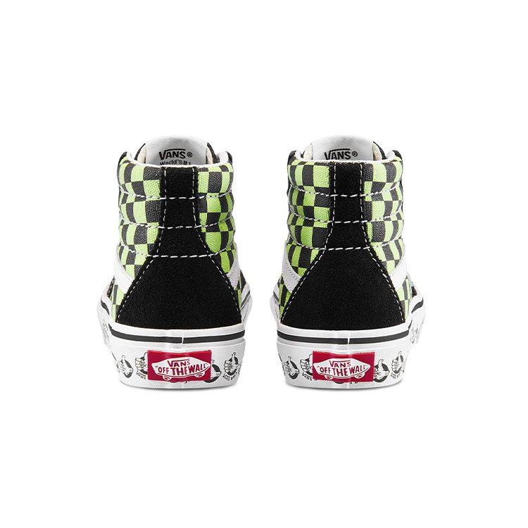 Vans Sk8 BMX -Hi Zip Kids 'Black Sharp Green' VN0A4BUWV3W