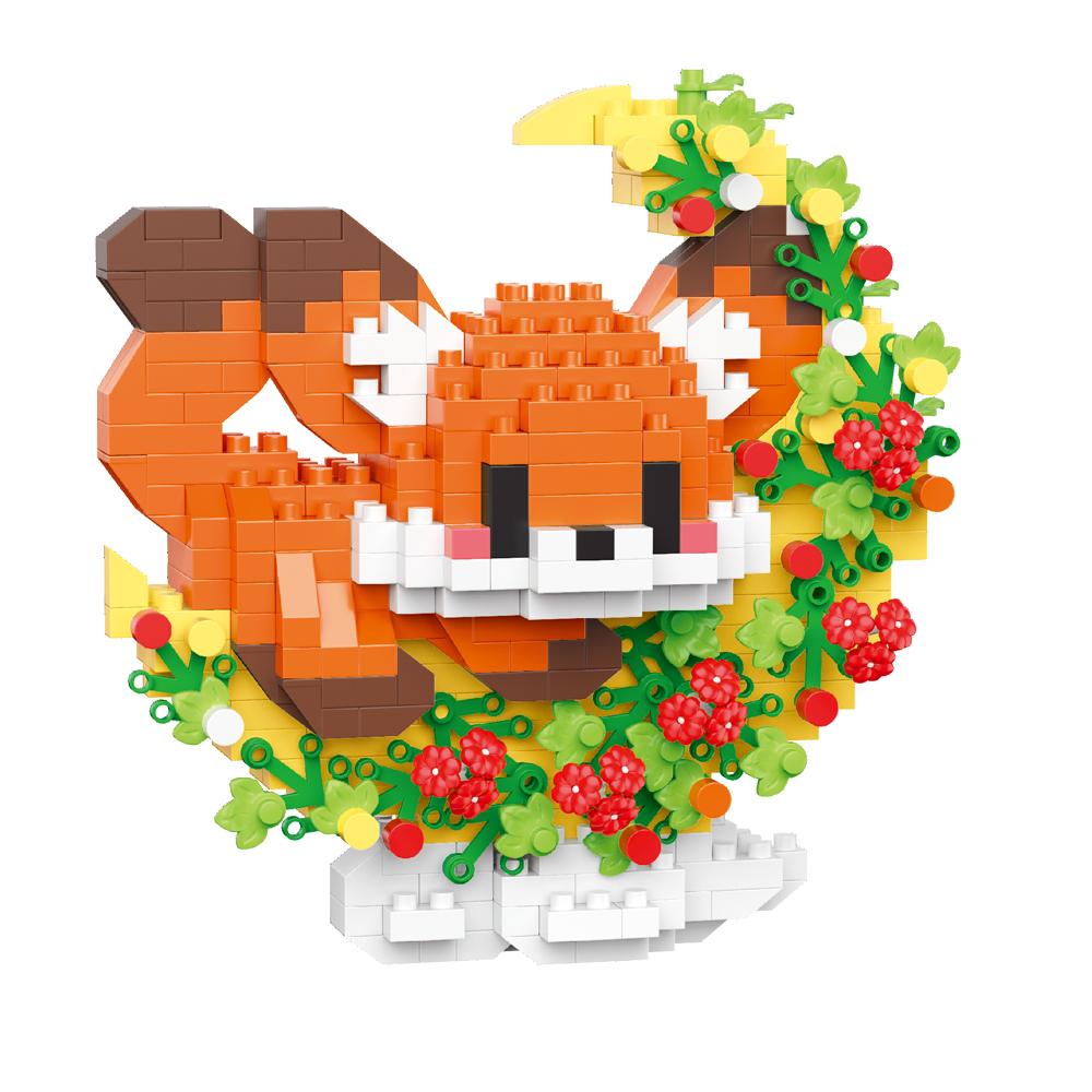 Nová Mini Kočka Pes Mýval Panda Roztomilý Mazlíček Malé Stavební Kostky Model Série Dekorace Dětské Hračky Dětský Dárek