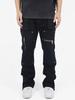 2023 Autumn Men's Loose Fit Solid Color Straight Jeans: Trendy Casual Overalls