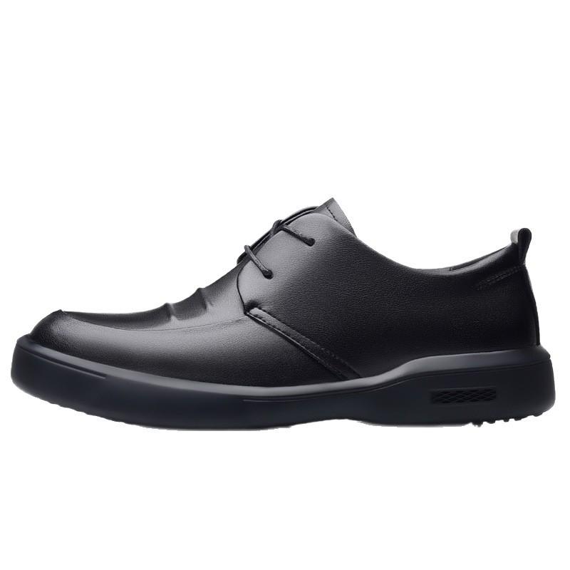 Leather Shoes Men's Soft Leather Casual Shoes Autumn New Men's Soft Leather Dad Shoes Breathable Men's Shoes