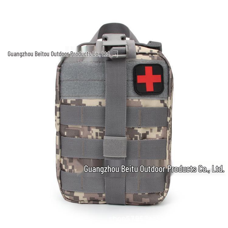 Multifunctional Outdoor Tactical First Aid Kit with Molle Attachment for Wilderness and Mountaineering